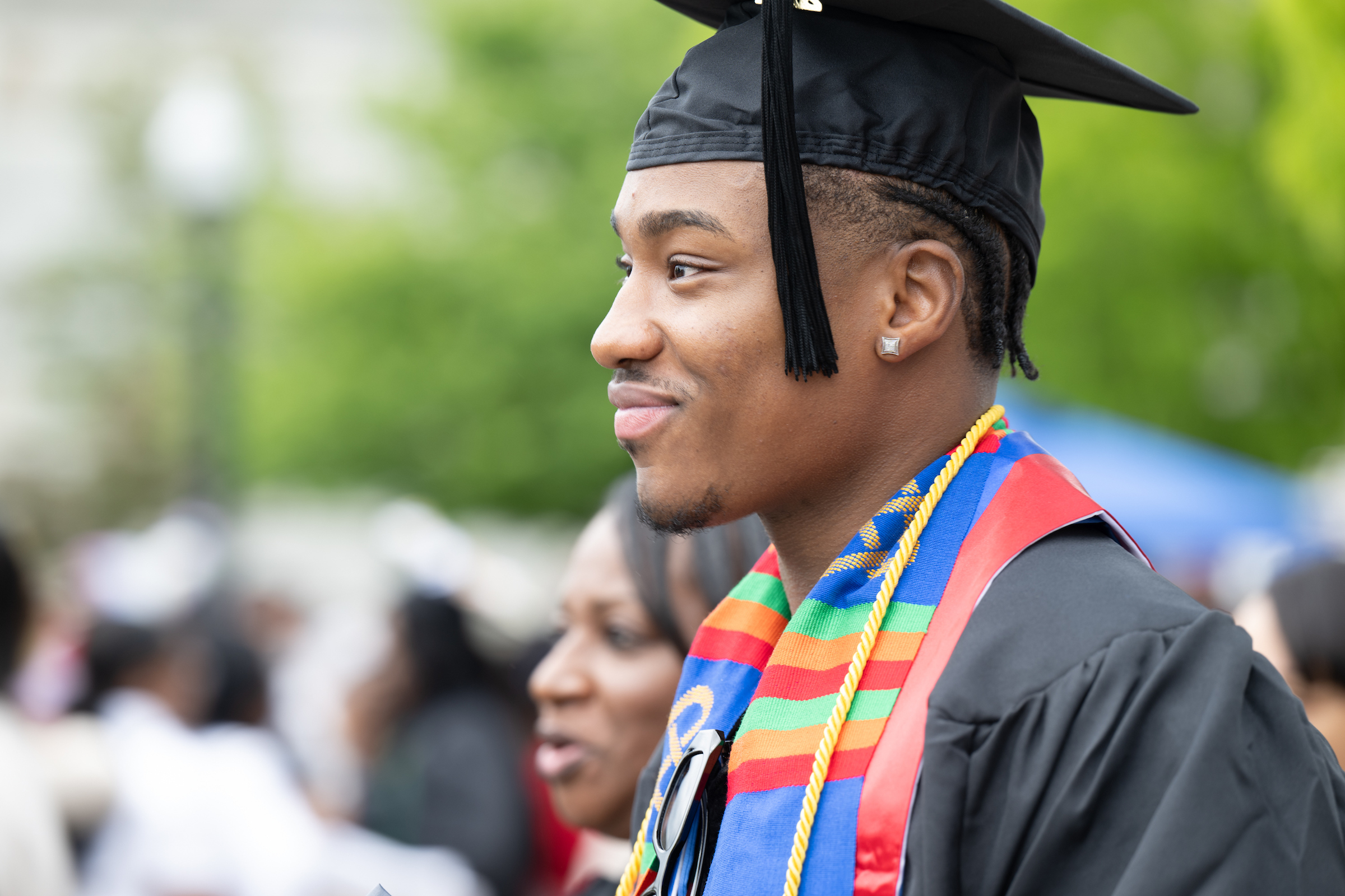 SCSU student at Commencement